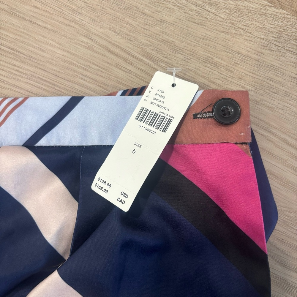 Anthropologie Maeve Balloon Striped Pants Size 6 - Picture 6 of 6